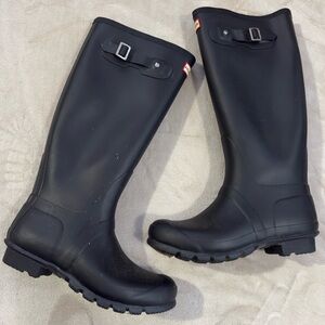 Hunter Original Matte Black Wellington Boots